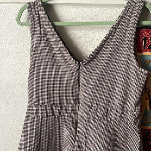 Vintage Takara plaid sleeveless wrap style jumper dress - Picture 4 of 6